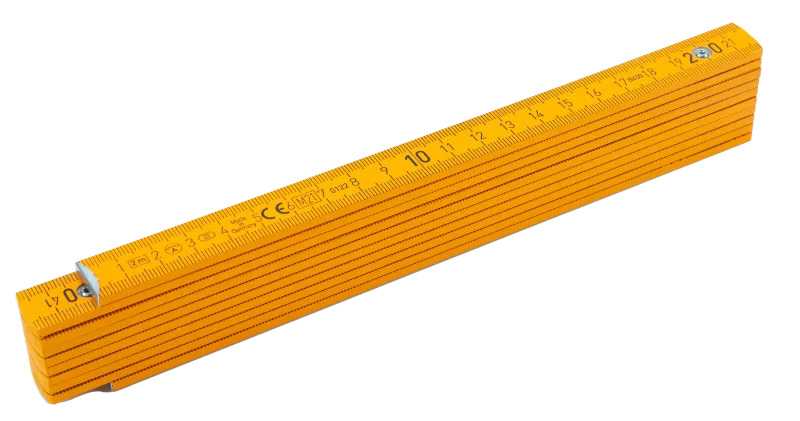 Double-mètre Bois de hêtre - Bois naturel - Noir — vue 8