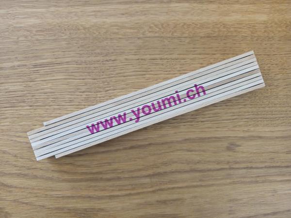 Double-mètre bois de hêtre