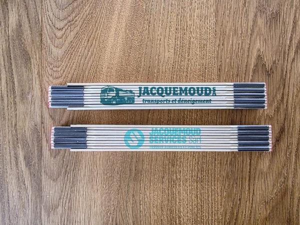 Double-mètre bois de hêtre