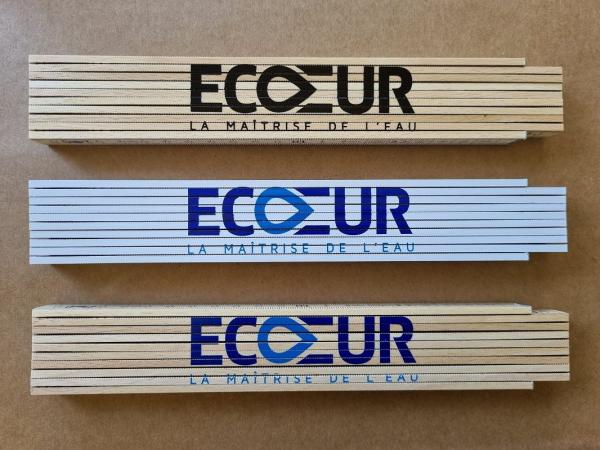 Double-mètre bois de hêtre