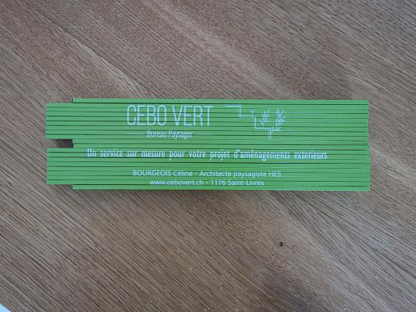 Double-mètre bois de hêtre